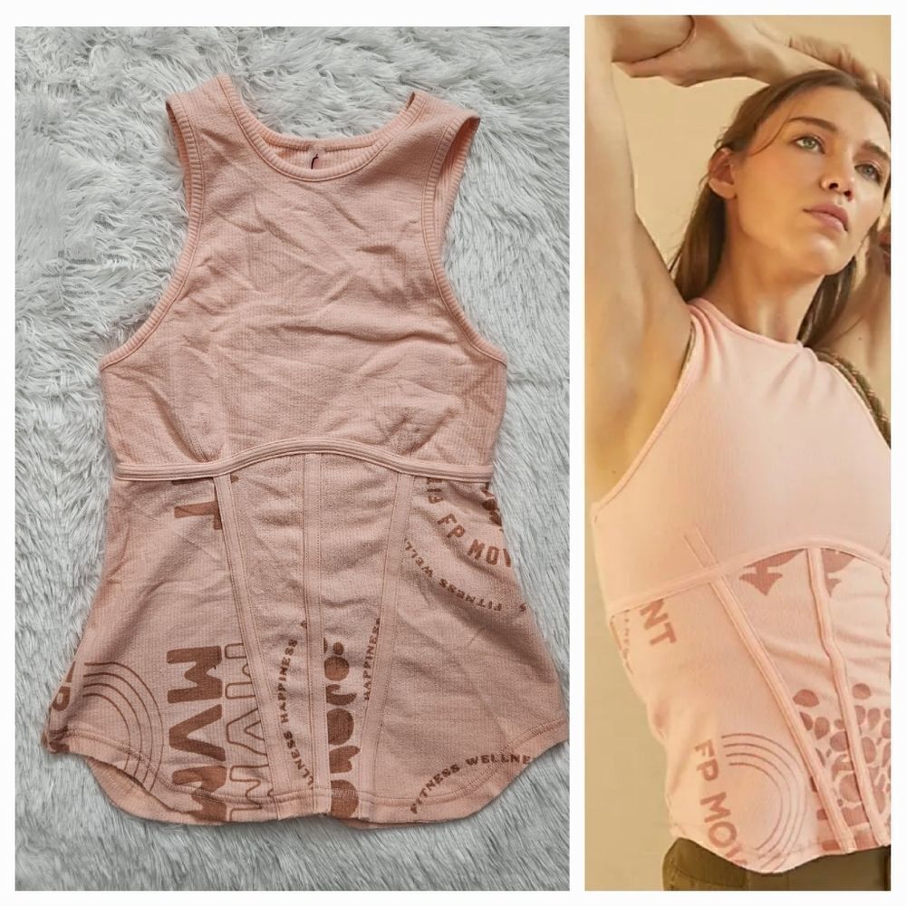 Free People Headstart Logo Tank First Crush